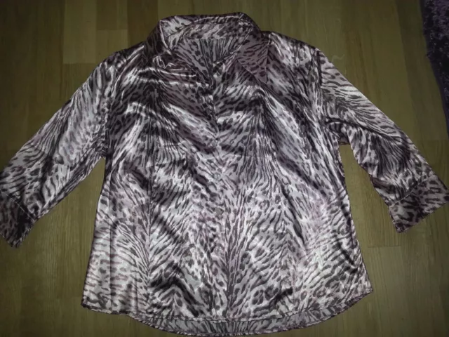 LOTTO 410 CAMICIA camicetta donna tg.L maculata rosa EUR 5 50 PicClick IT