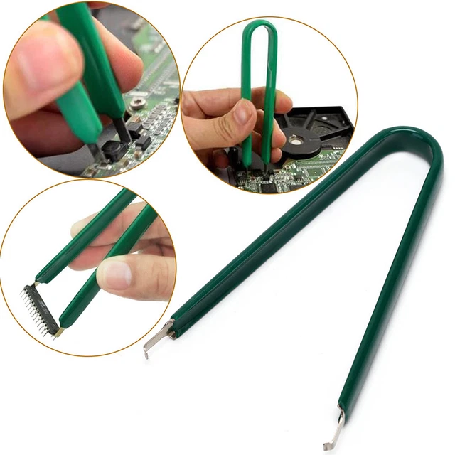 U Type flat IC chip protect plier ROM circuit board extractor removal puller.AU