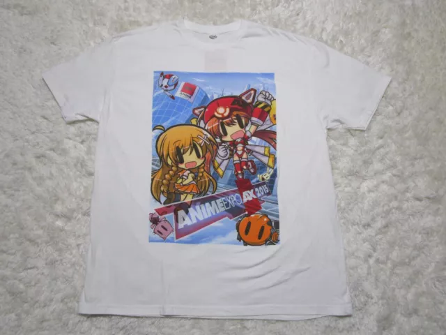 Anime Expo AX 2015 Shirt Mens 2 XL XXL White Moekana