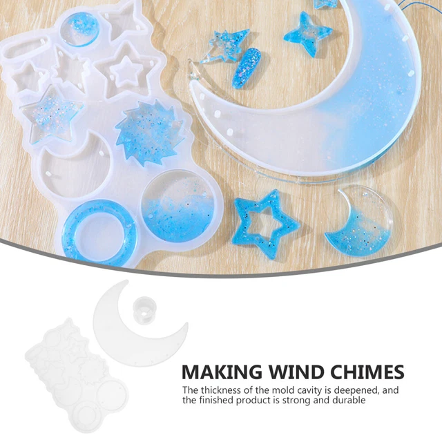 1 Set Silikon Form Mond Epoxy Harz Formen Diy Casting Formen Kit 2