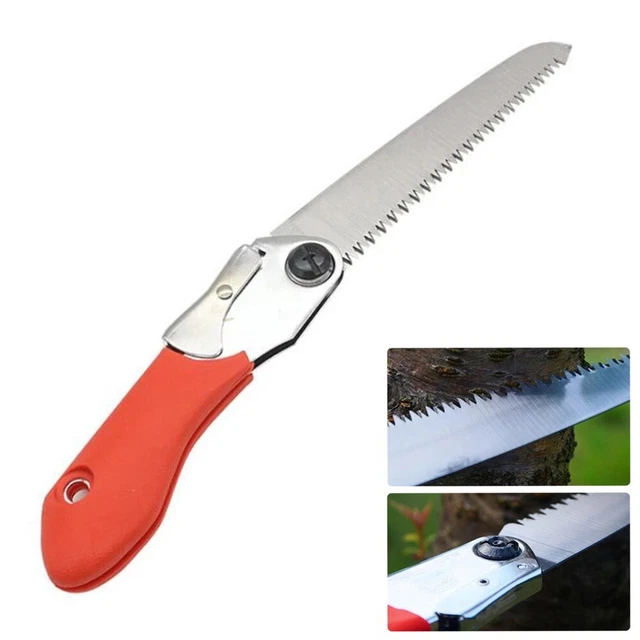 Sierra plegable de 130 mm 3 bordes sierra dental para herramientas de poda de corte de madera campamento N