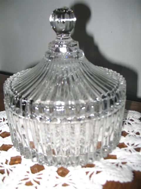 Ancienne boîte bonbonnière Art Déco 1930 verre émaillé - Collection