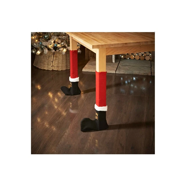 Joblot 10x 4pks santa novelty table leg covers bnwt