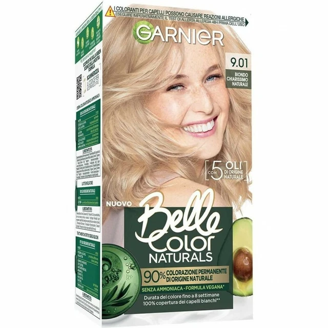 GARNIER BELLE COLOR Naturals - Hair dye No. 9.01 very light blonde natural EUR 24,18 - PicClick FR