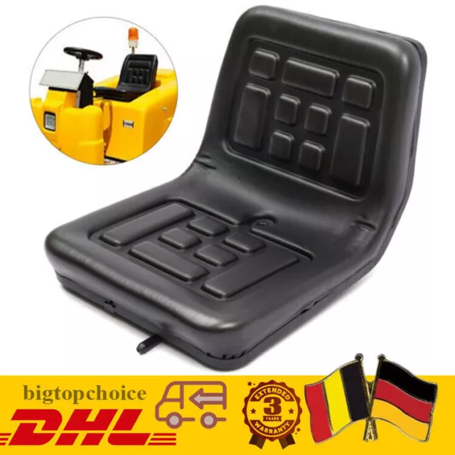 Gabelstaplersitz Aufsitzmäher Rasentraktor Minibagger Sitzschale Staplersitz DHL