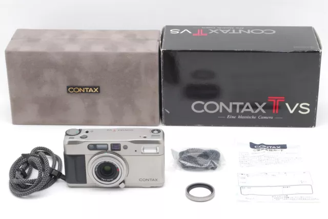 [NEAR MINT in Box] Contax TVS Point & Shoot 35mm Compact Film Camera From JAPAN