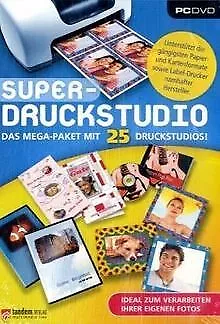 Super-Druckstudio - Das Mega-Paket mit 25 Druck... | Software | Zustand sehr gut