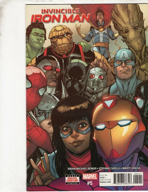Invincible Iron Man 5  ( 2017 Riri Williams Ironheart Series ) - Marvel Comics