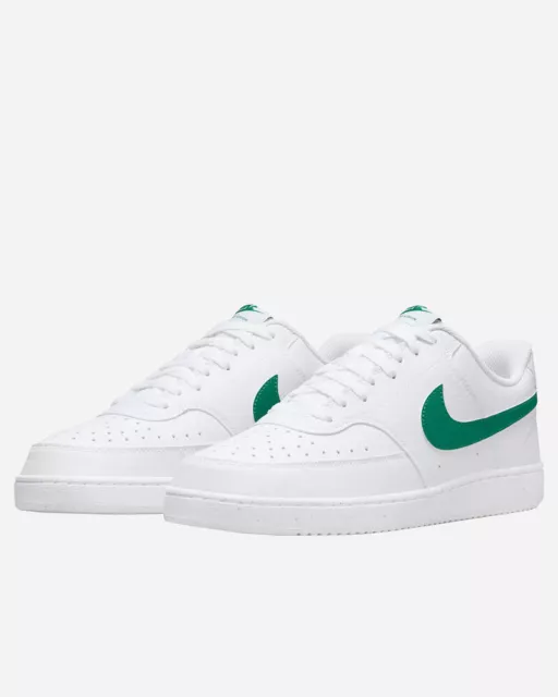 Chaussures sportif Sneakers HOMME Nike Court Vision Low Next Nature blanc vert