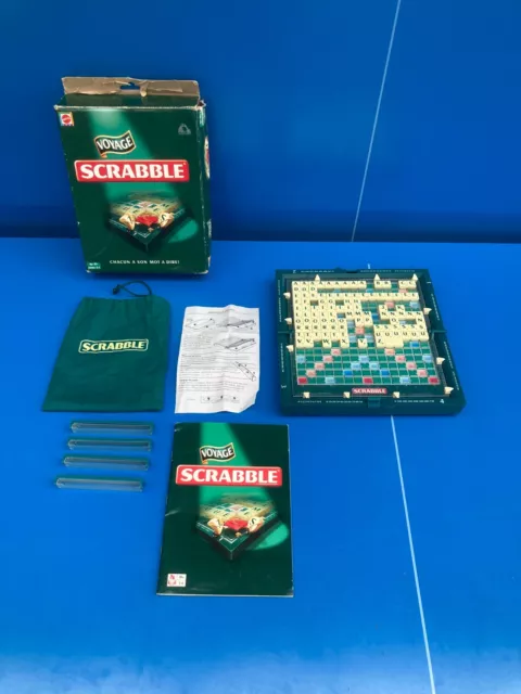 Scrabble classique édition MATTEL jeu de société 4 chevalet ancien
