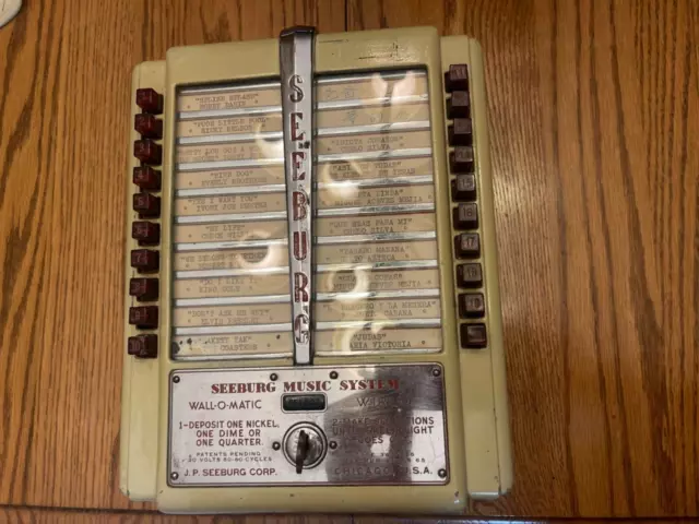 Vintage Seeburg 3W5-L56 Wall-o-matic Wireless Jukebox Selector