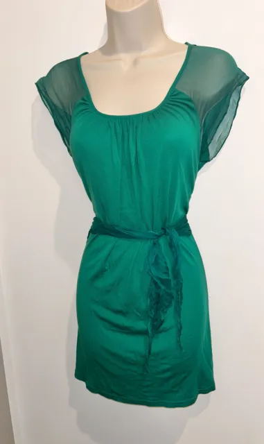 ALICE + OLIVIA Green Tie Waist Dress Size Small $19.99 - PicClick