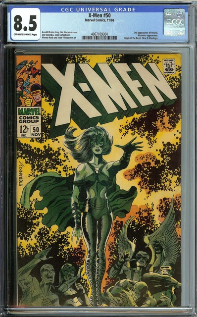 X-Men #50 Cgc 8.5 Ow/Wh Pages // 2Nd Appearance Of Polaris Marvel Comics 1968