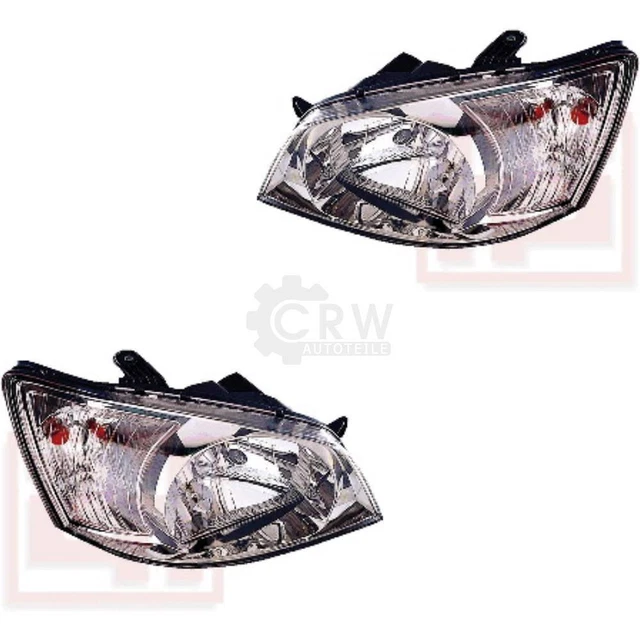 Kit Phares Halogènes EISENFELS Pour Hyundai Getz (TB) 08.02-06.09 - H4, Avec Moteurs, NEUF