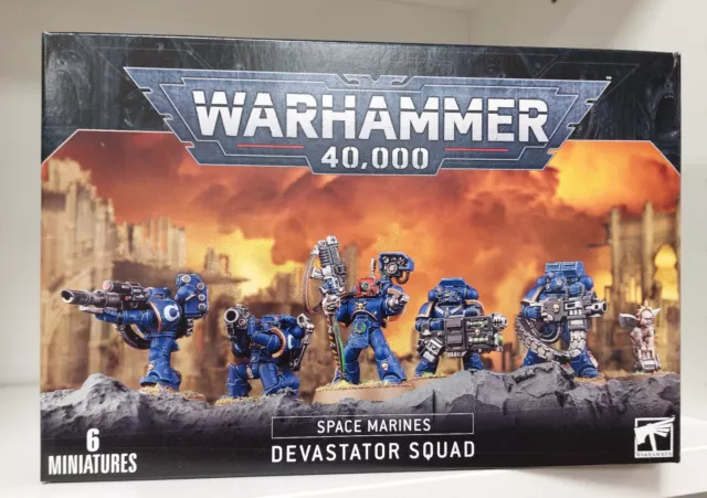 Warhammer 40000 Space Marines Devastator Squad Multipart