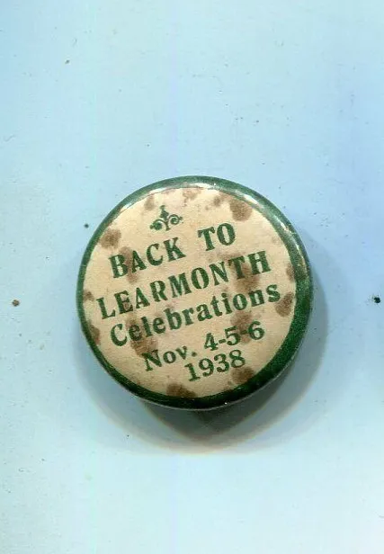 tinplate badge  Back to  Learmonth 1938