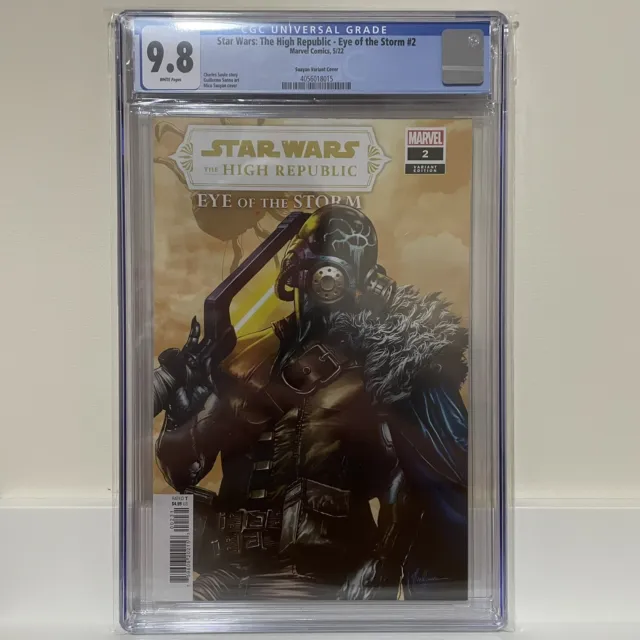 Star Wars The High Republic Eye of the Storm #2 1:25 Mico Suayan Variant CGC 9.8