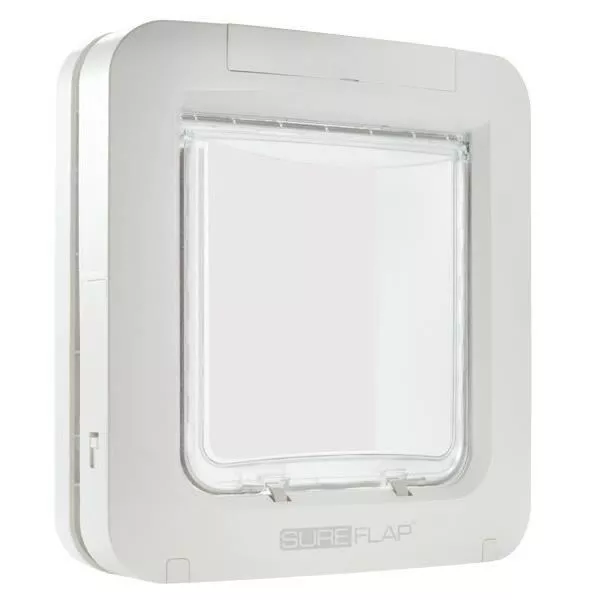 SUREFLAP Grande chatiere a puce électronique - Blanc - 178 mm x 170 mm (Mémoris