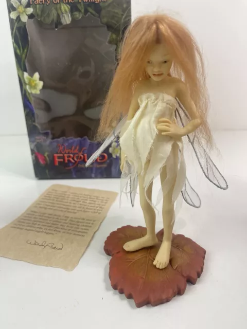 WORLD OF FROUD Faery Forest Figurine Faery of the Twilight Sideshow Fairy 2