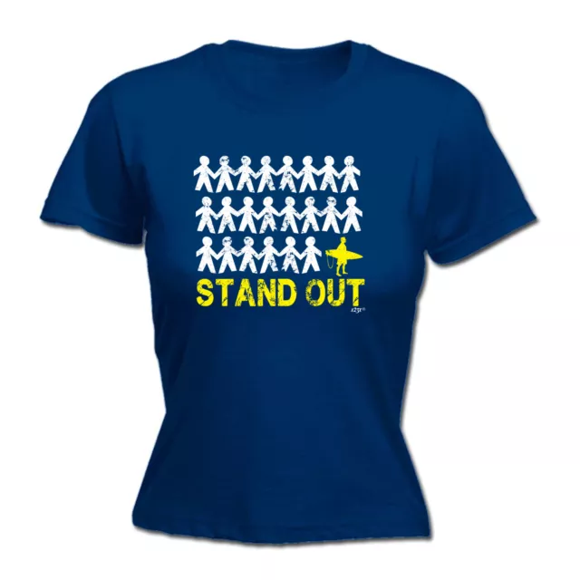 Stand Out Surf - Womens T Shirt Funny T-Shirt Novelty Gift tshirt Gifts T Shirts