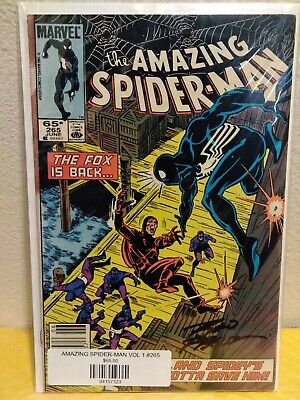 Amazing Spiderman 265, 1985 (First Appearance Of Silver Sable) Signed 7.5 VF-