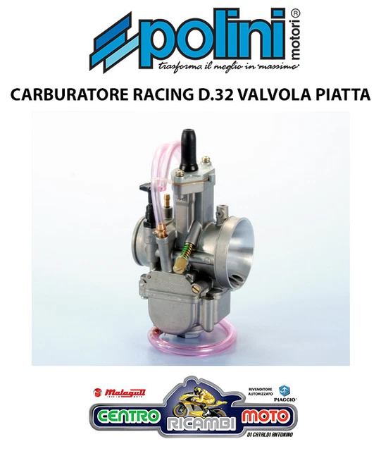 CARBURATEUR POLINI RACING Pwk Vanne Plate 32 MBK Nitro 50 H2O EUR 119