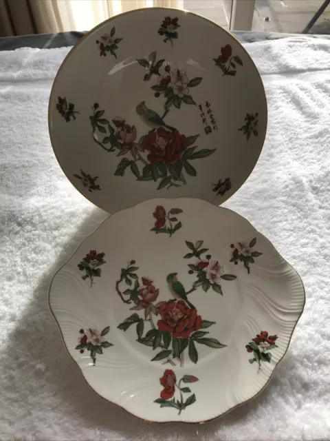Finsbury Fine Bone China Plate And Bowl Chinese Design Antique Vintage Stunning