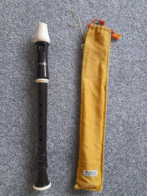 Vintage Aulos 205 Recorder   Plus A Musima Wooden Recorder