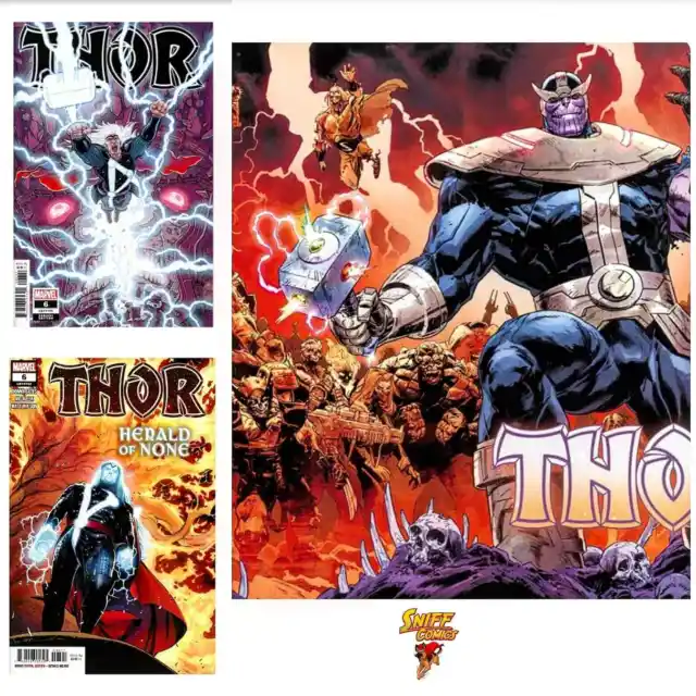 Thor #6 1st Print 2nd Print Set Marvel Comics 2020 Cates
