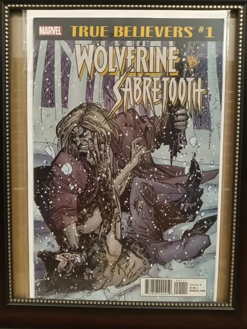 TRUE BELIEVERS WOLVERINE VS SABRETOOTH #1 MARVEL COMICS. Nw160