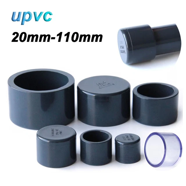 END CAP & Caps Tube Pipe Cap UPVC Water Supply Pipe End Caps For I.D