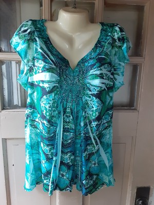 Apt. 9 Woman's Embellished Tunic Top Size XL