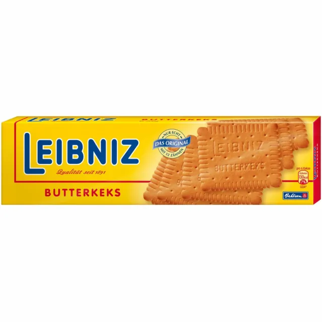 Biscuits au beurre Bahlsen Leibniz - 200 g - Lot de 2