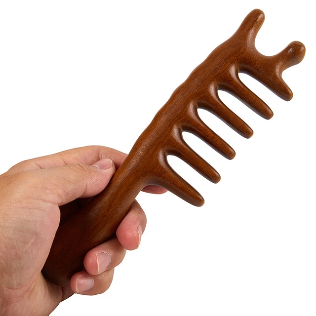 Head Massage Tool Antennae Massage Comb With Long Handle Acupoint Massager BII
