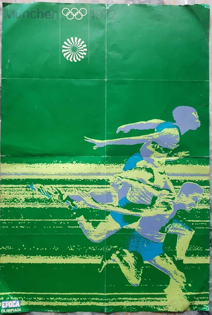 Poster Manifesto Olimpiadi Monaco '70 Munchen 1972