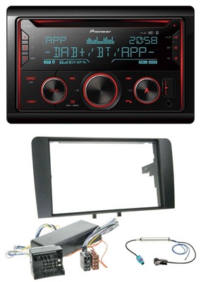 Blaupunkt mp3 Bluetooth DAB 2din SD USB AUTORADIO PER AUDI a3 8p 2003-2012 attivo 