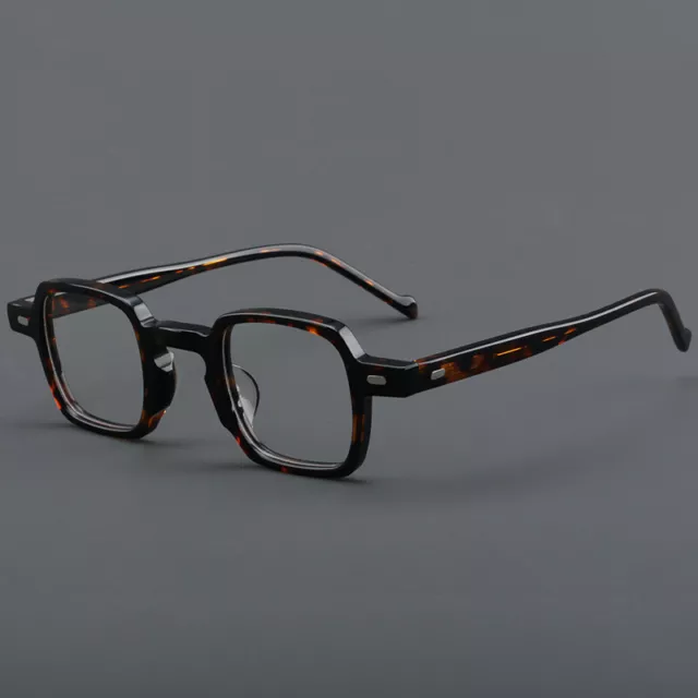 ACETATE RETRO SQUARE Men Eyeglass Frames Full Rim Woman Glasses 98205 ...