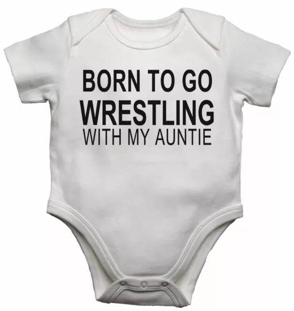 Born to Go Wrestling with My Zia - Nuovo Da Bambino Body per ragazzi, Ragazze