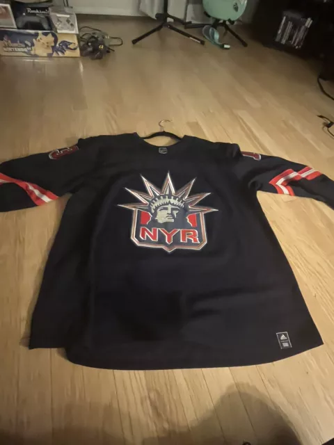 Youth Authentic New York Rangers Alexis Lafreniere Royal Reverse Retro 2.0  Official Adidas Jersey