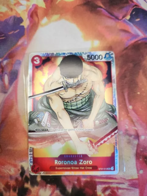 Roronoa Zoro ST01-013 SR Start Deck - ONE PIECE Card Game Japanese