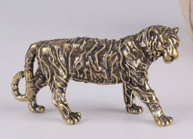 STATUETTA DA TAVOLO arredamento casa regali ottone ghepardo statua animale  piccola scultura EUR 13,41 - PicClick IT