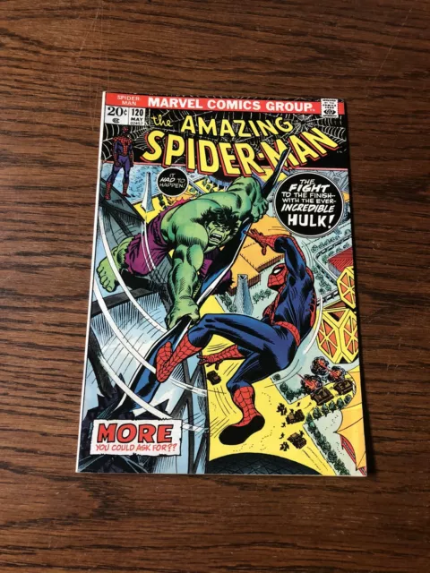 Amazing Spider-Man 120 F/VF 1973 Spider-Man Vs Hulk John  Romita Conway Marvel
