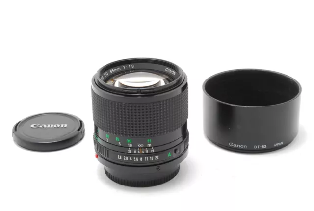 【MINT-】 Canon New FD NFD 85mm f/1.8 MF Portrait Lens From JAPAN