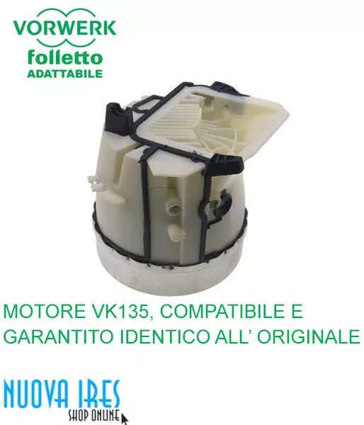 Motore Aspirapolvere Folletto Vk135 Vk136 900W Compatibile Qualita Certificata