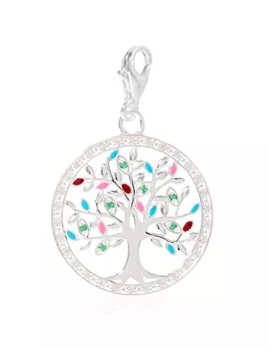 Thomas Sabo Mujer Dije Colgante Árbol del Amor Dije Club Dije Plata Esterlina 925 1667