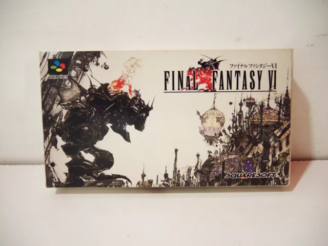 Final Fantasy VI 6 Nintendo Super Famicom SFC NTSC Japan