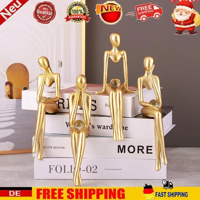 Resin Abstract Man Statues Desktop Ornaments Home Decor for Living Room Bedroom