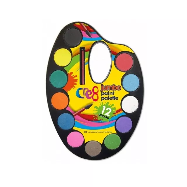 Niños Acuarela Paleta y Pincel Set Creativo Pintura Manualidades Fun Juguetes