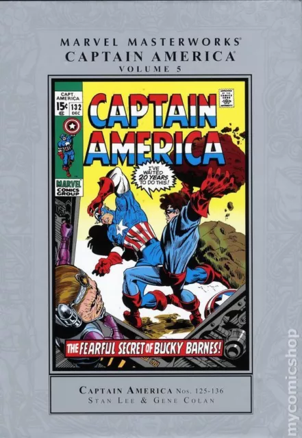 Marvel Masterworks Captain America HC 1st Edition #5-1ST NM 2010 Stock Image