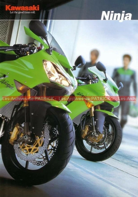 Brochure Publicitaire Kawasaki Ninja Série ZX-12R/9R/7R/6R - Collector #0227, édition France